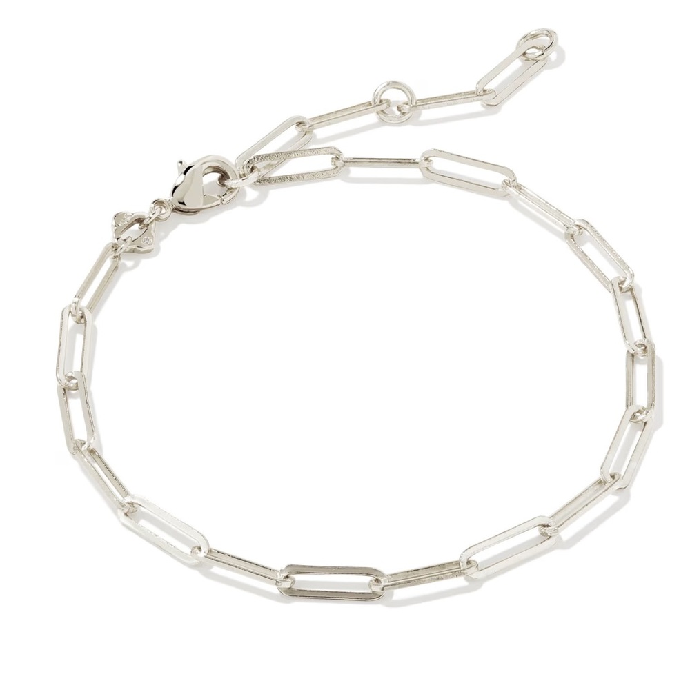 Kendra Scott Courtney Paperclip Bracelet in Silver